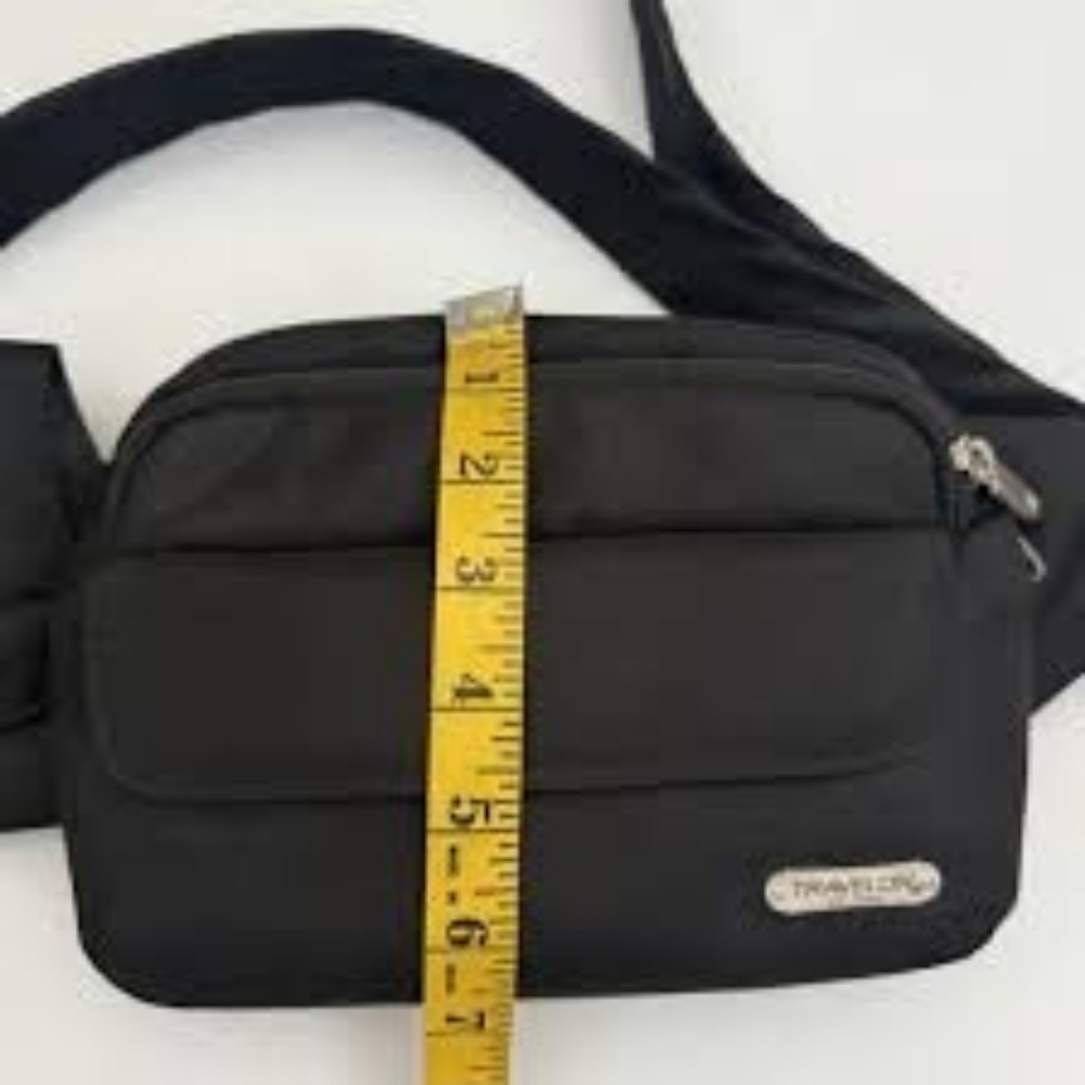 Travelon Black Men's Belt Bag - Picture 2 of 3